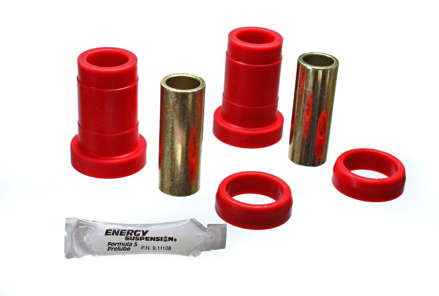 Energy Suspension 3.3123R - 63-72 GM C-10/C1500 PU 2WD/67-72 C-20/C2500 Red Rear End Control Arm Bushng Set
