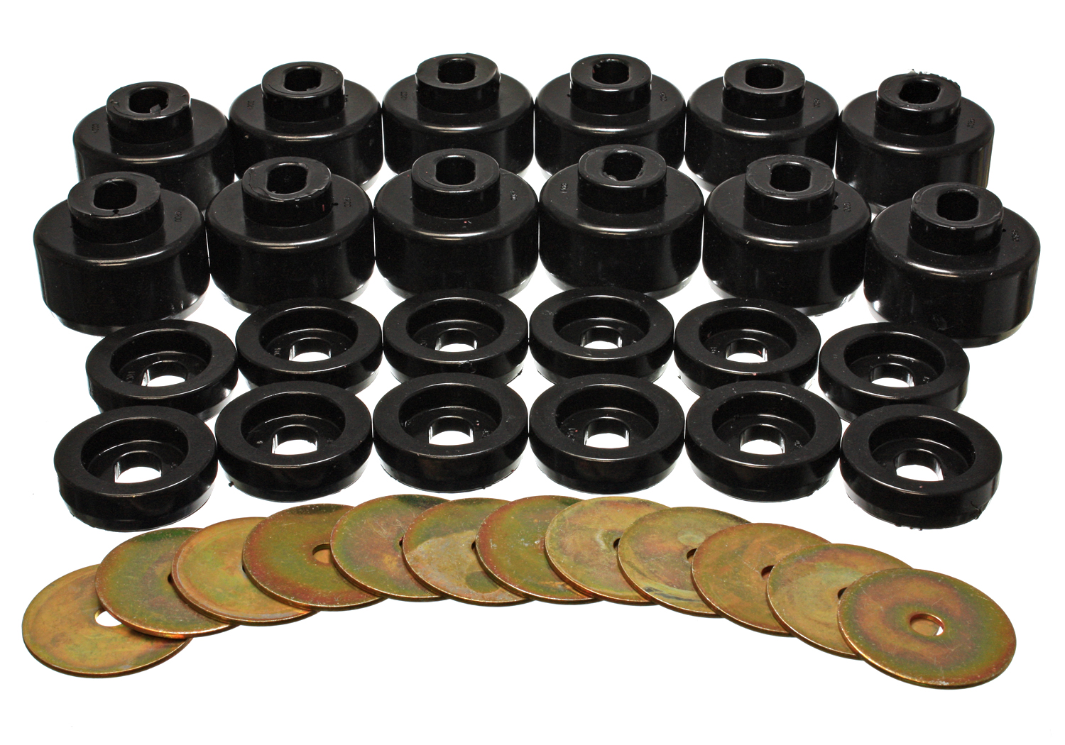 Energy Suspension 3.4156G - Body Mount Set - Black