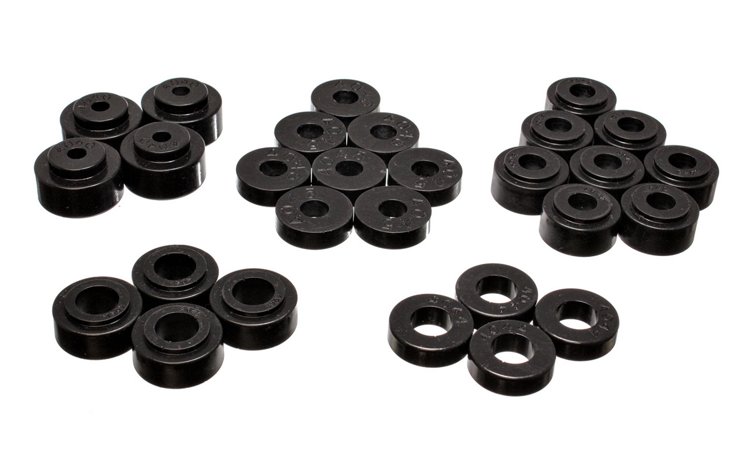 Energy Suspension 3.4114G - Gm Body Mount Set - Black Energy Suspension 3.4114G - Gm Body Mount Set - Black