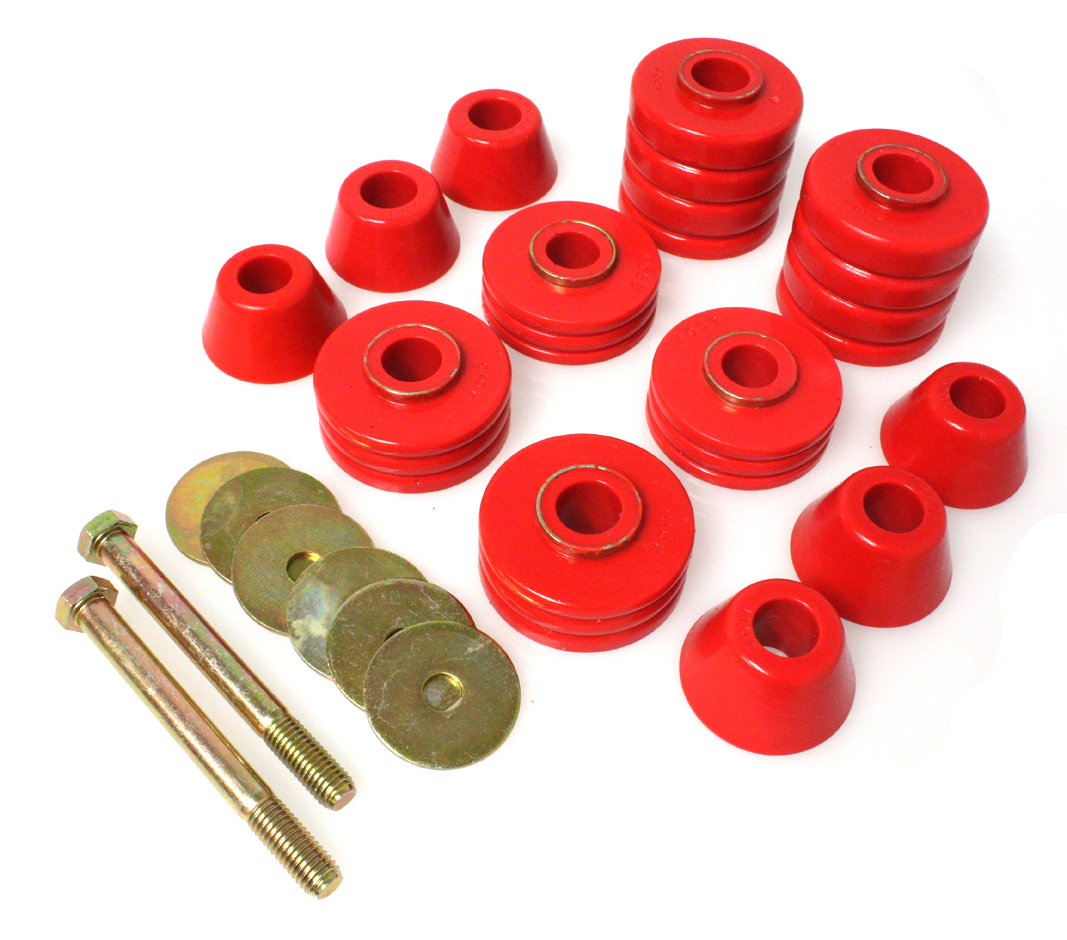 Energy Suspension 3.4103R - Gm Body Mounts - Red Energy Suspension 3.4103R - Gm Body Mounts - Red
