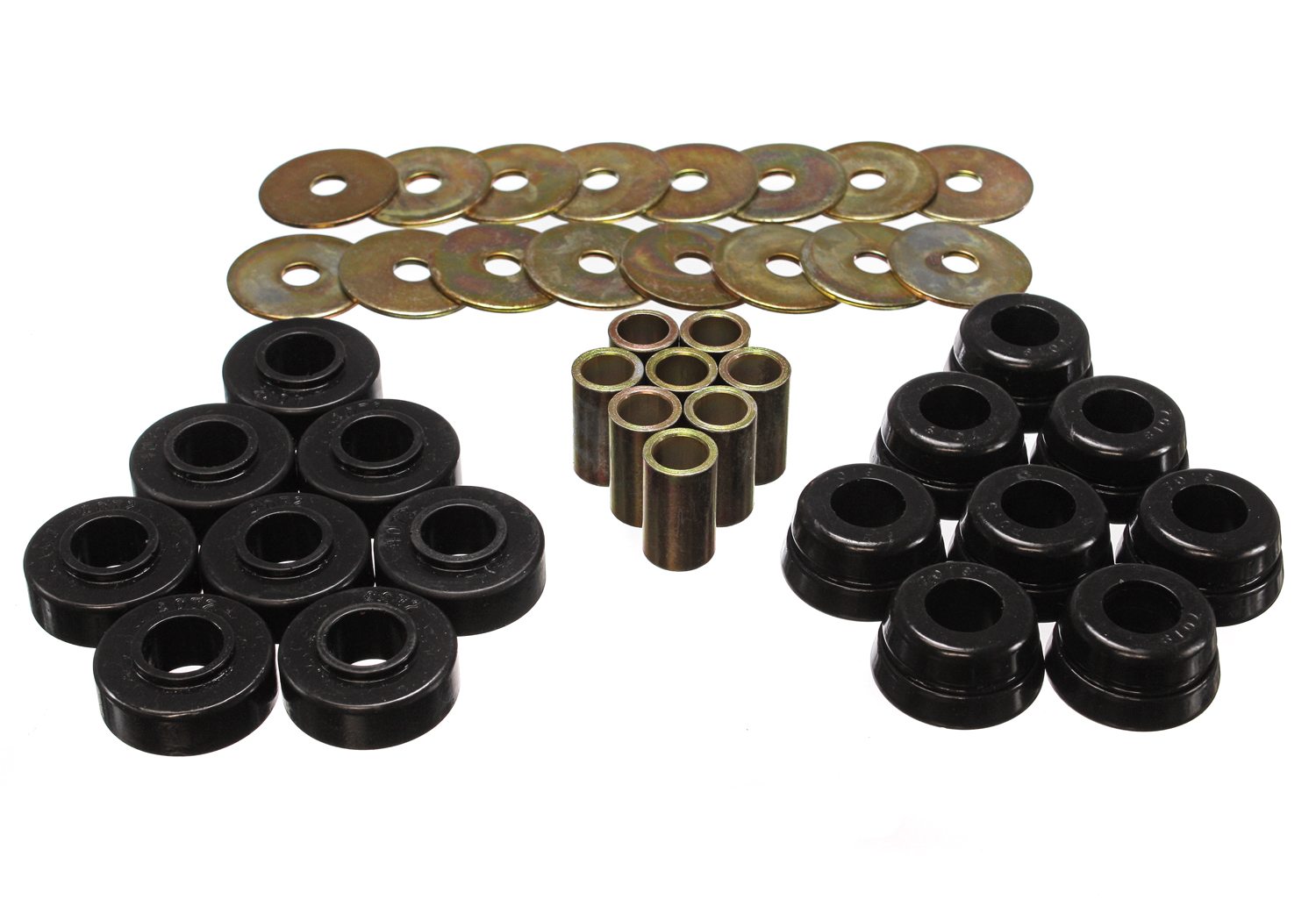 Energy Suspension 3.4126G - Gm Body Mount Set W/Hardware - Black Energy Suspension 3.4126G - Gm Body Mount Set W/Hardware - Black