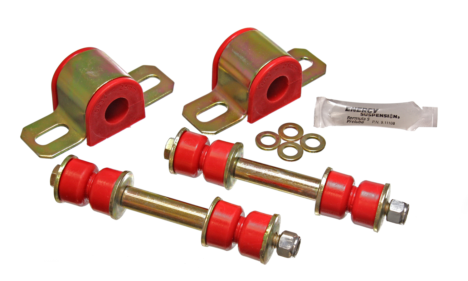 Energy Suspension 3.5146R - 82-02 Chevrolet Camaro Red 23mm Complete Rear Sway Bar Bushing Set