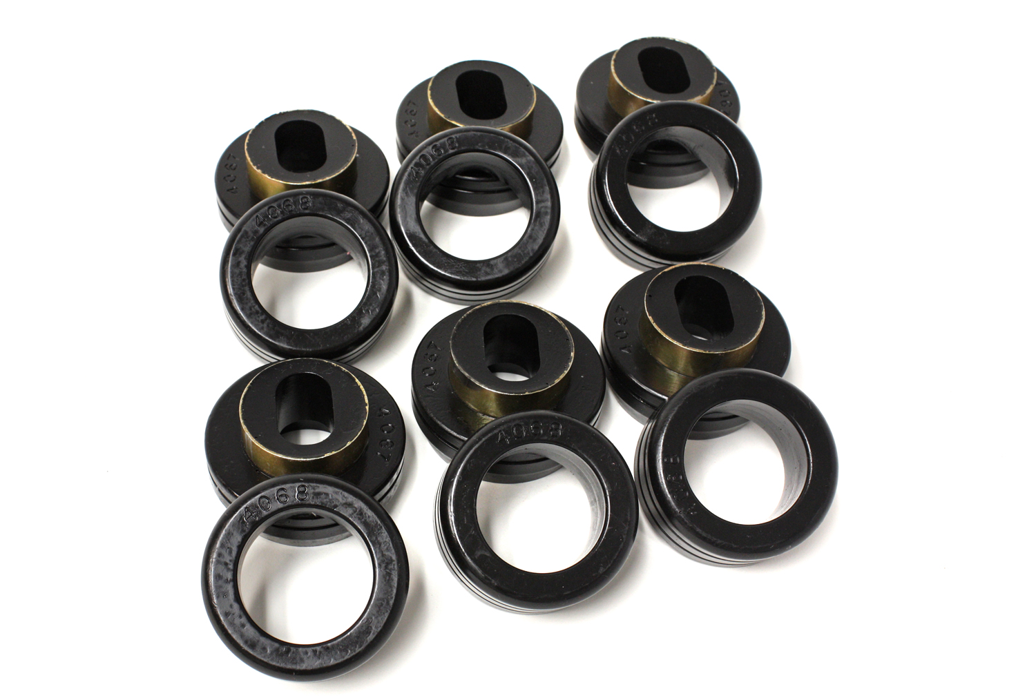 Energy Suspension 3.4116G - 81-87 GM 1/2-3/4-1 Ton C-10/C-20/C30/C1500/C2500/C3500 PU 2WD  Blk Body Mount Set