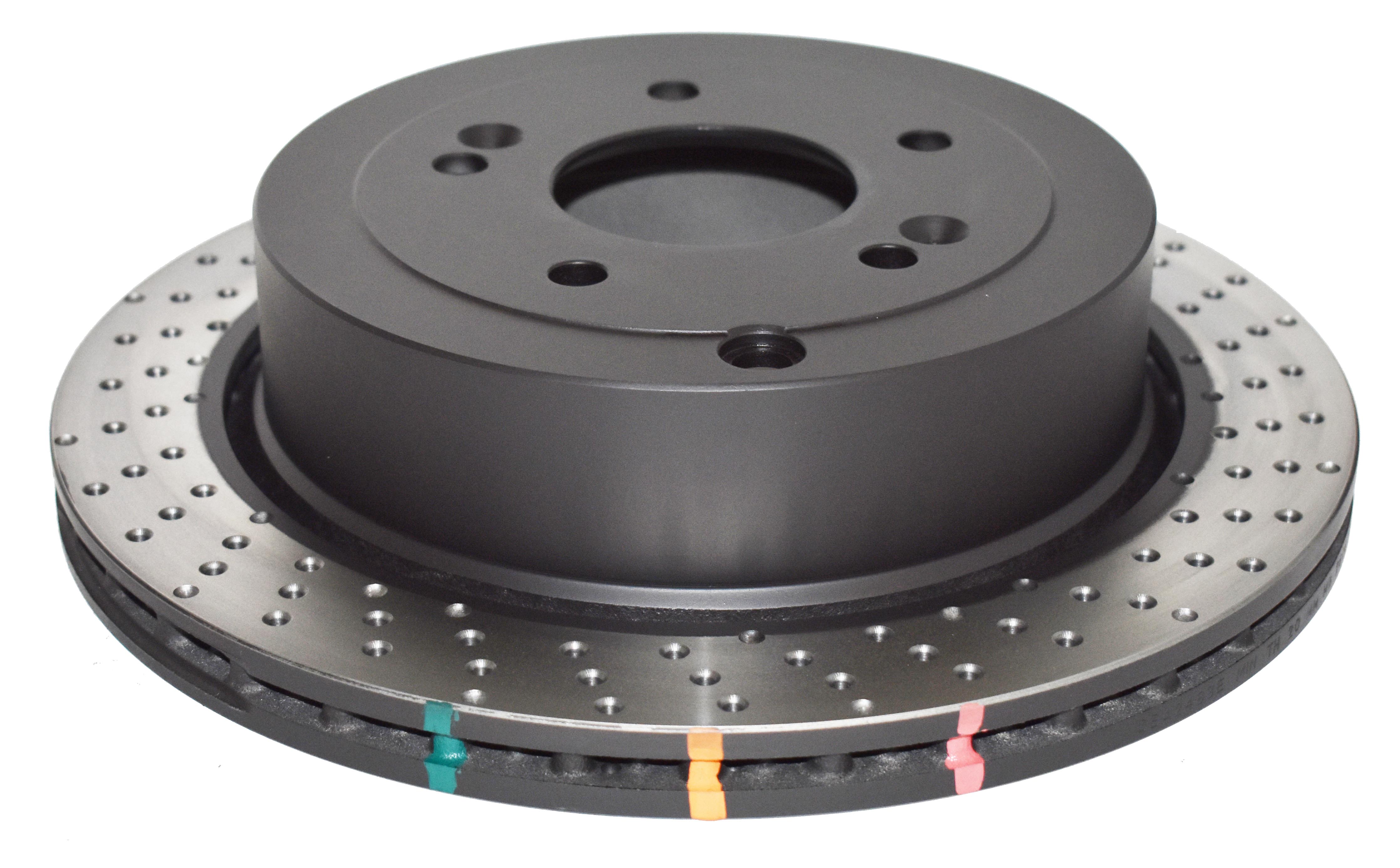 DBA DBA42483XD - 10-20 Hyundai Santa Fe Rear 4000 Series Drilled Rotor