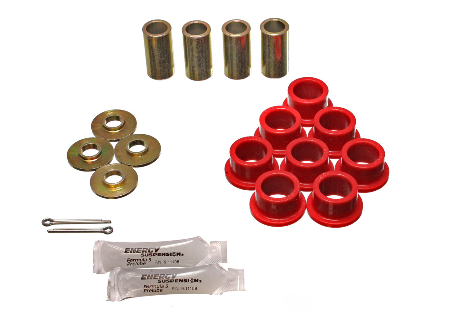Energy Suspension 3.7101R - Gm Corv Diff Strut Bush - Red Energy Suspension 3.7101R - Gm Corv Diff Strut Bush - Red