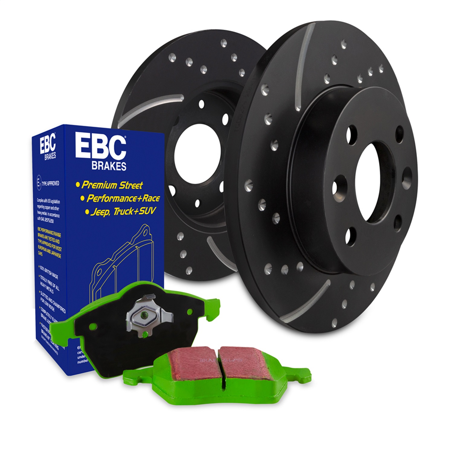 EBC S10KR1297 - S10 Brake Pad and Rotor Kit