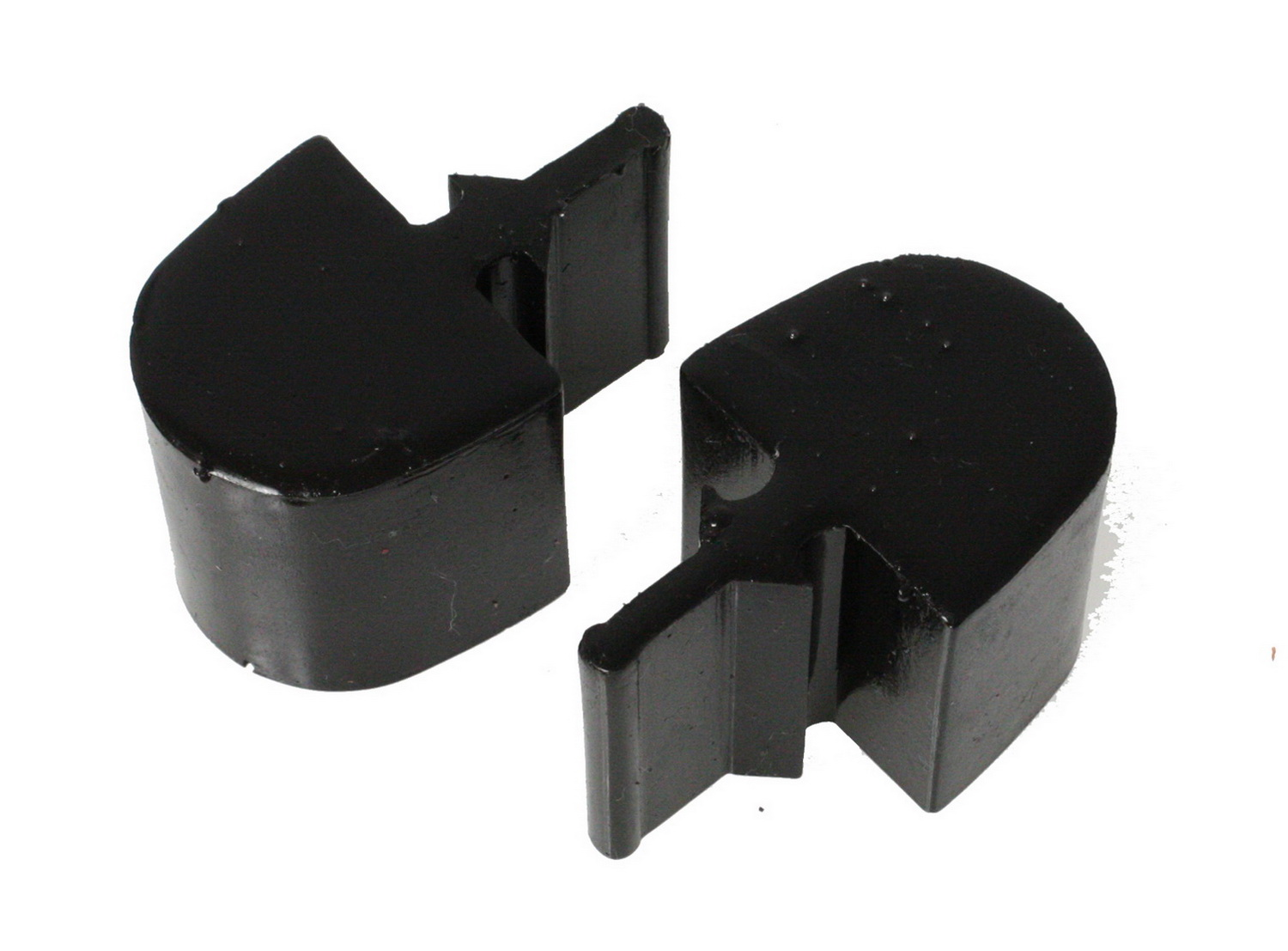 Energy Suspension 3.9102G - GM Pull Thru Style Black Bump Stop Set