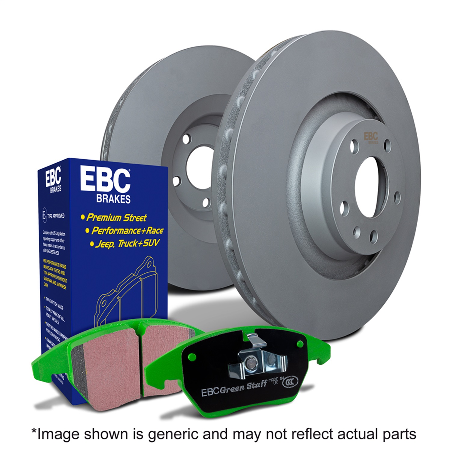 EBC S11KF1088 - S11 Brake Pad and Rotor Kit EBC S11KF1088 - S11 Brake Pad and Rotor Kit