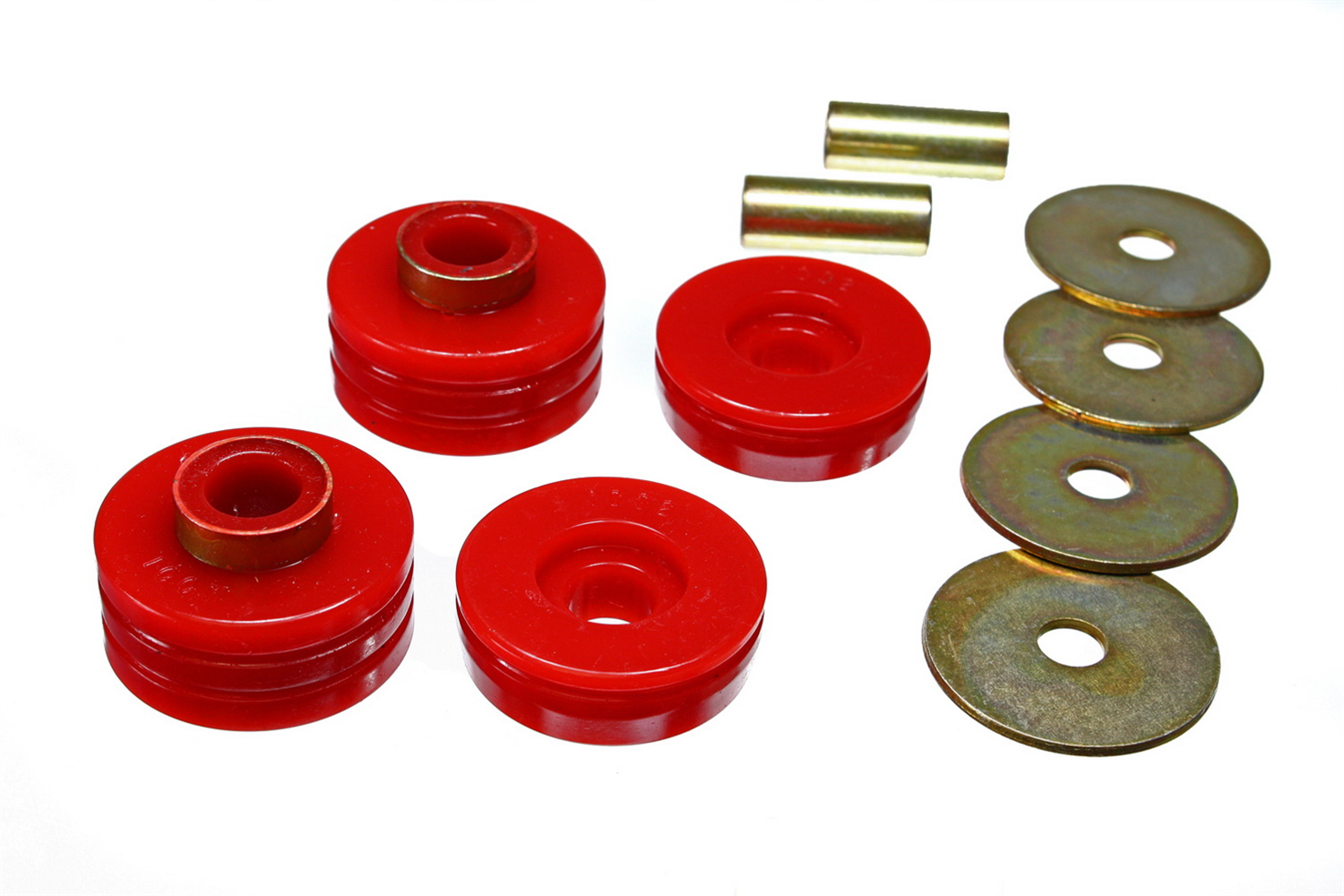 Energy Suspension 4.1101R - 66-77 Ford Bronco 4WD Red Transmission Mount Set