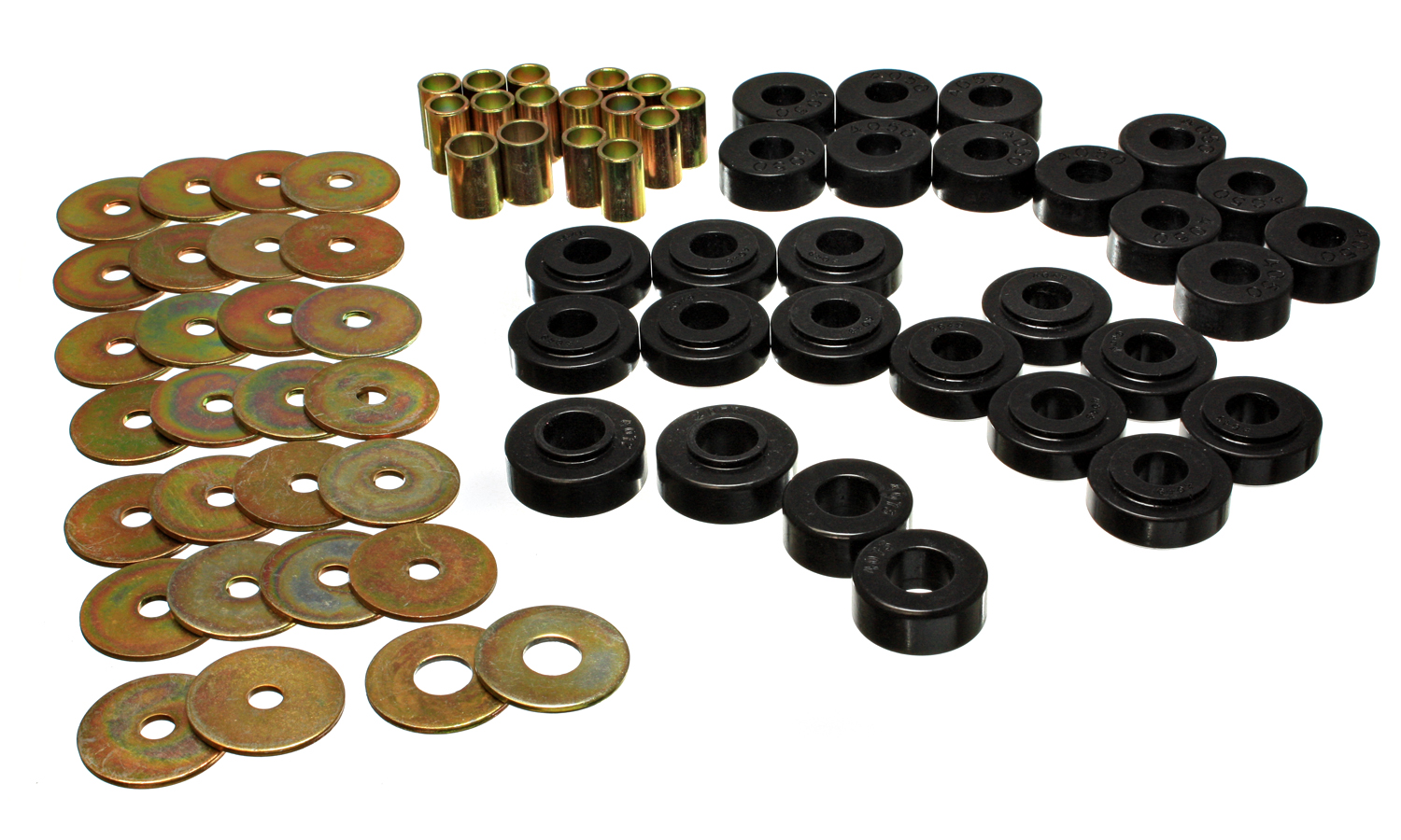 Energy Suspension 4.2127G - Rr Spring Frame Shackle Kit - Black Energy Suspension 4.2127G - Rr Spring Frame Shackle Kit - Black