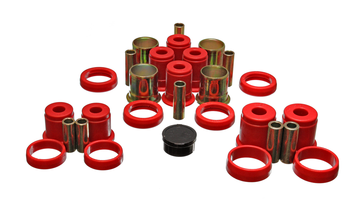 Energy Suspension 4.3120R - 72-79 Ford Fairlane/GranTorino/Torino/Elite Red Rear End Control Arm Bushing Set Energy Suspension 4.3120R - 72-79 Ford Fairlane/GranTorino/Torino/Elite Red Rear End Control Arm Bushing Set