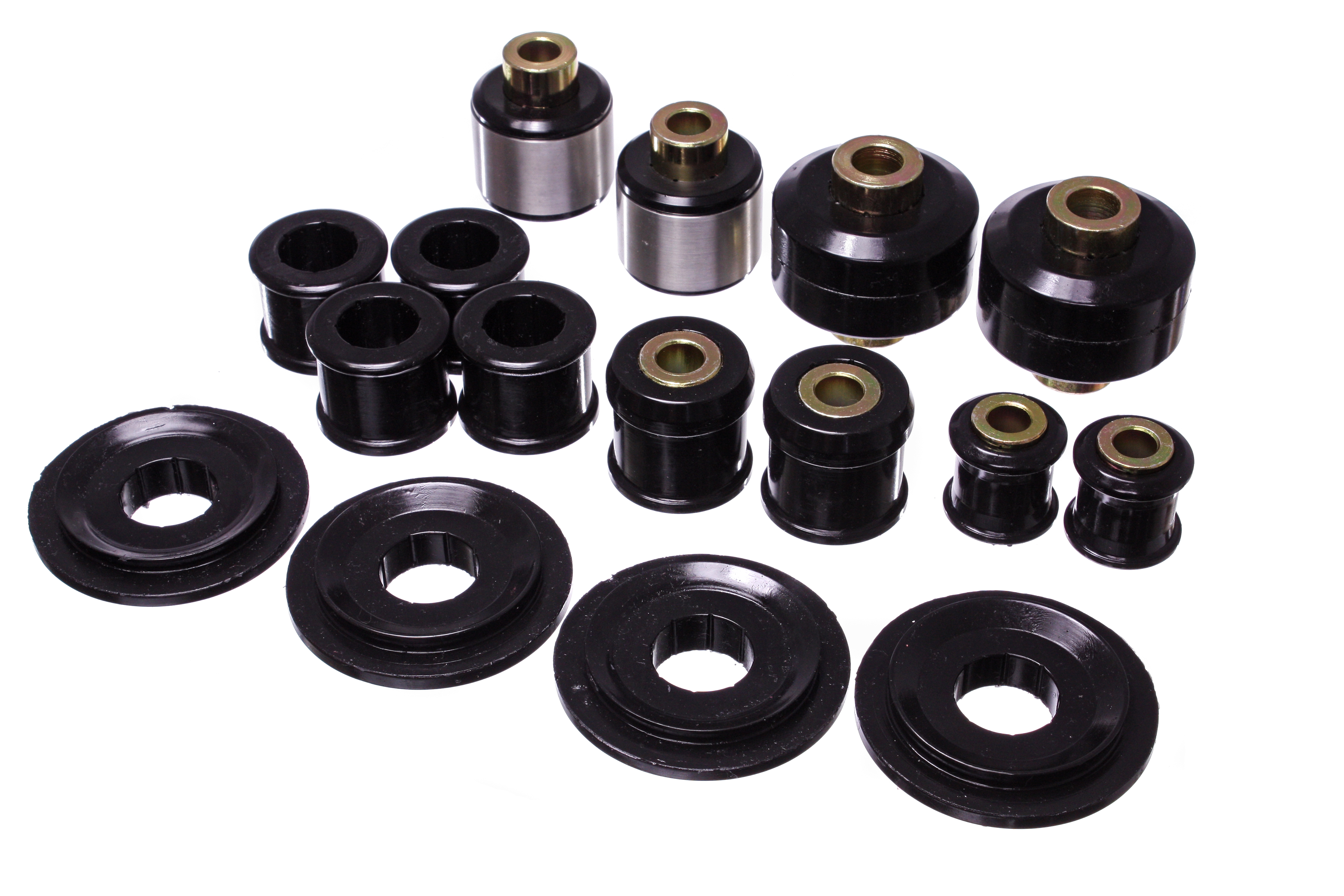Energy Suspension 4.3166G - 2015 Ford Mustang Rear Control Arm Bushing Set - Black