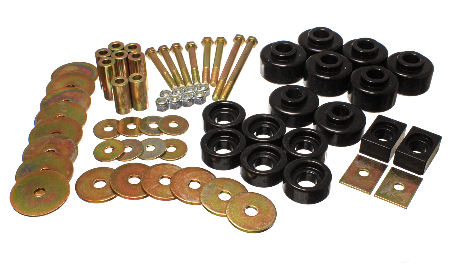 Energy Suspension 4.4115G - 97-03 Ford F-250/F-150 4WD/2WD Black Body Mount Energy Suspension 4.4115G - 97-03 Ford F-250/F-150 4WD/2WD Black Body Mount