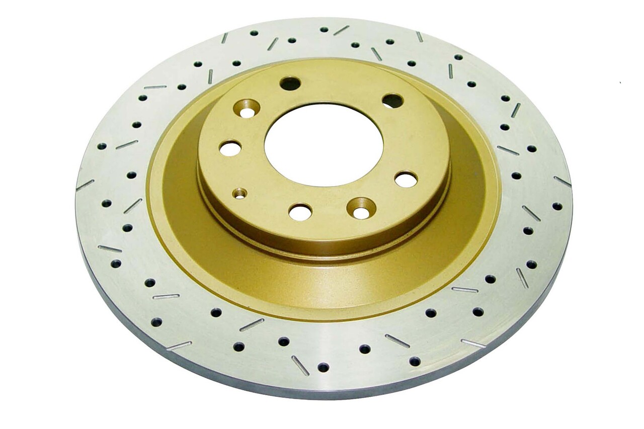 DBA DBA42961XS - 05+ Mazda MazdaSpeed6 / 05+ MX6 Rear Drilled & Slotted 4000 Series Rotor