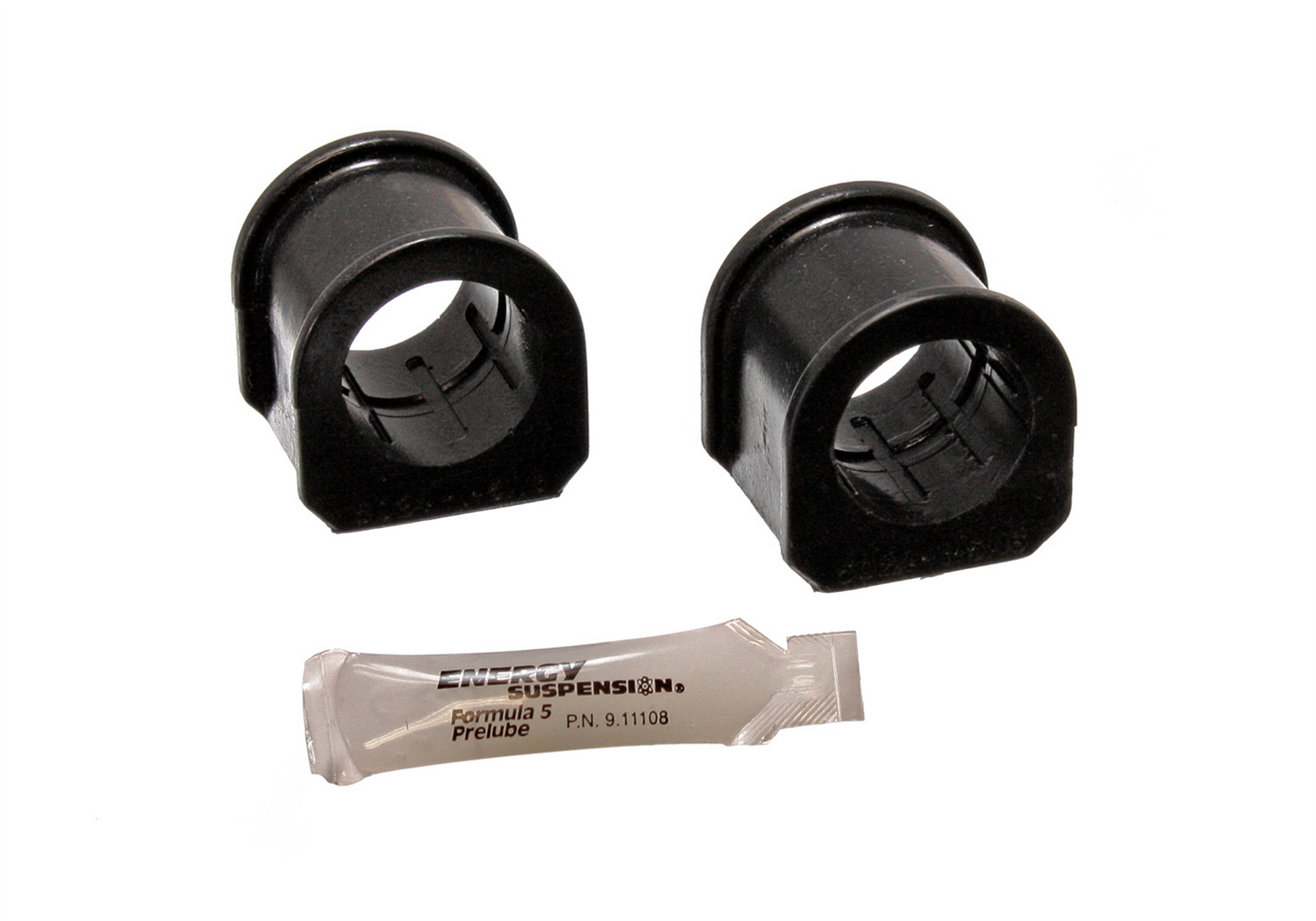 Energy Suspension 4.5108G - 79-02 Ford Mustang Black 1-1/4in Front Sway Bar Bushing Set-Reuse Factory Brackets Energy Suspension 4.5108G - 79-02 Ford Mustang Black 1-1/4in Front Sway Bar Bushing Set-Reuse Factory Brackets