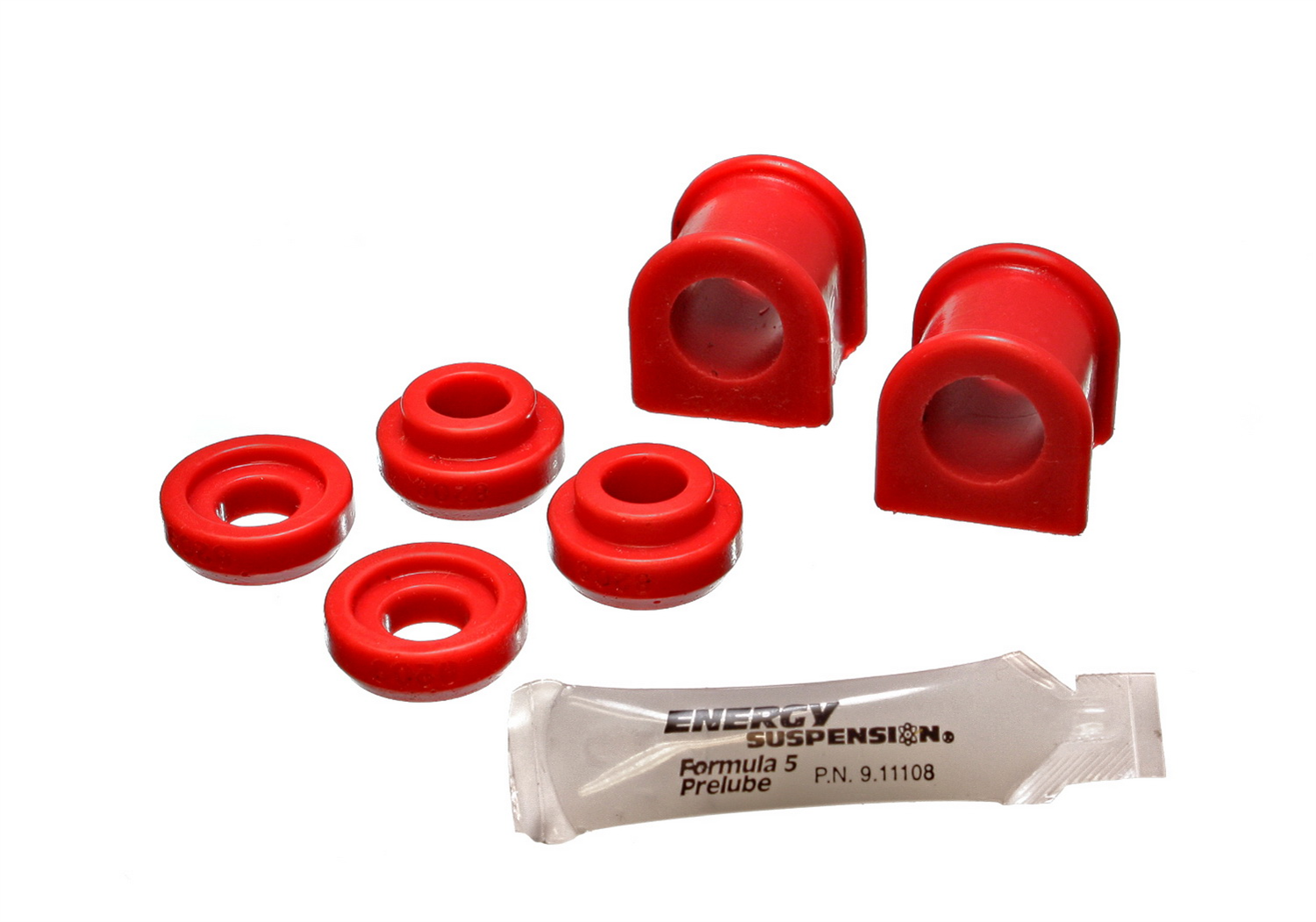 Energy Suspension 4.5176R - 18Mm Rear Swaybar Set - Red