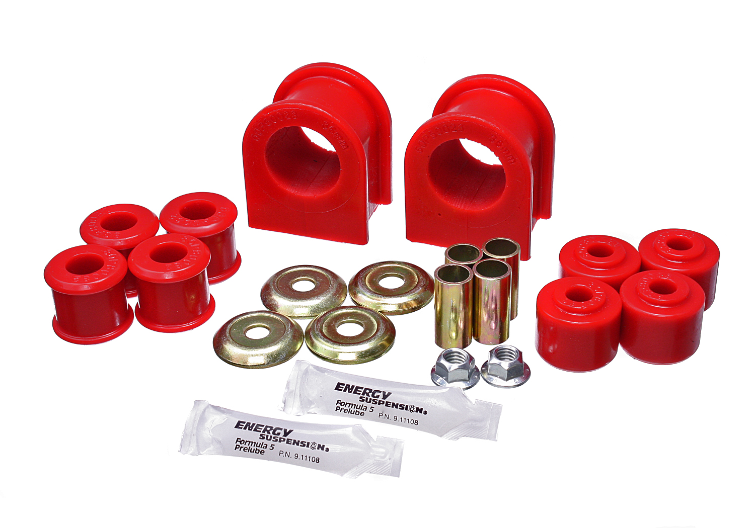 Energy Suspension 40.5024R - 99-11 Ford F53 Motorhome Red 35mm Rear Sway Bar Bushing Set Energy Suspension 40.5024R - 99-11 Ford F53 Motorhome Red 35mm Rear Sway Bar Bushing Set