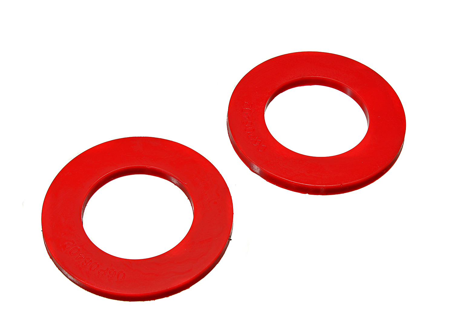 Energy Suspension 4.6112R - Front Coil Spring Isolator Set - Red