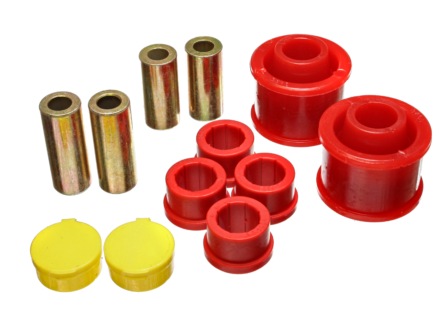 Energy Suspension 5.3138R - 06-07 Mitsubishi Eclipse FWD Red Front Control Arm Bushing Set