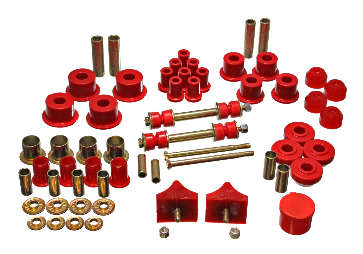 Energy Suspension 5.18104R - 66-76 Chrysler A Body - Dart/Demon/Duster/Valiant Red Hyper-flex Master Bushing Se