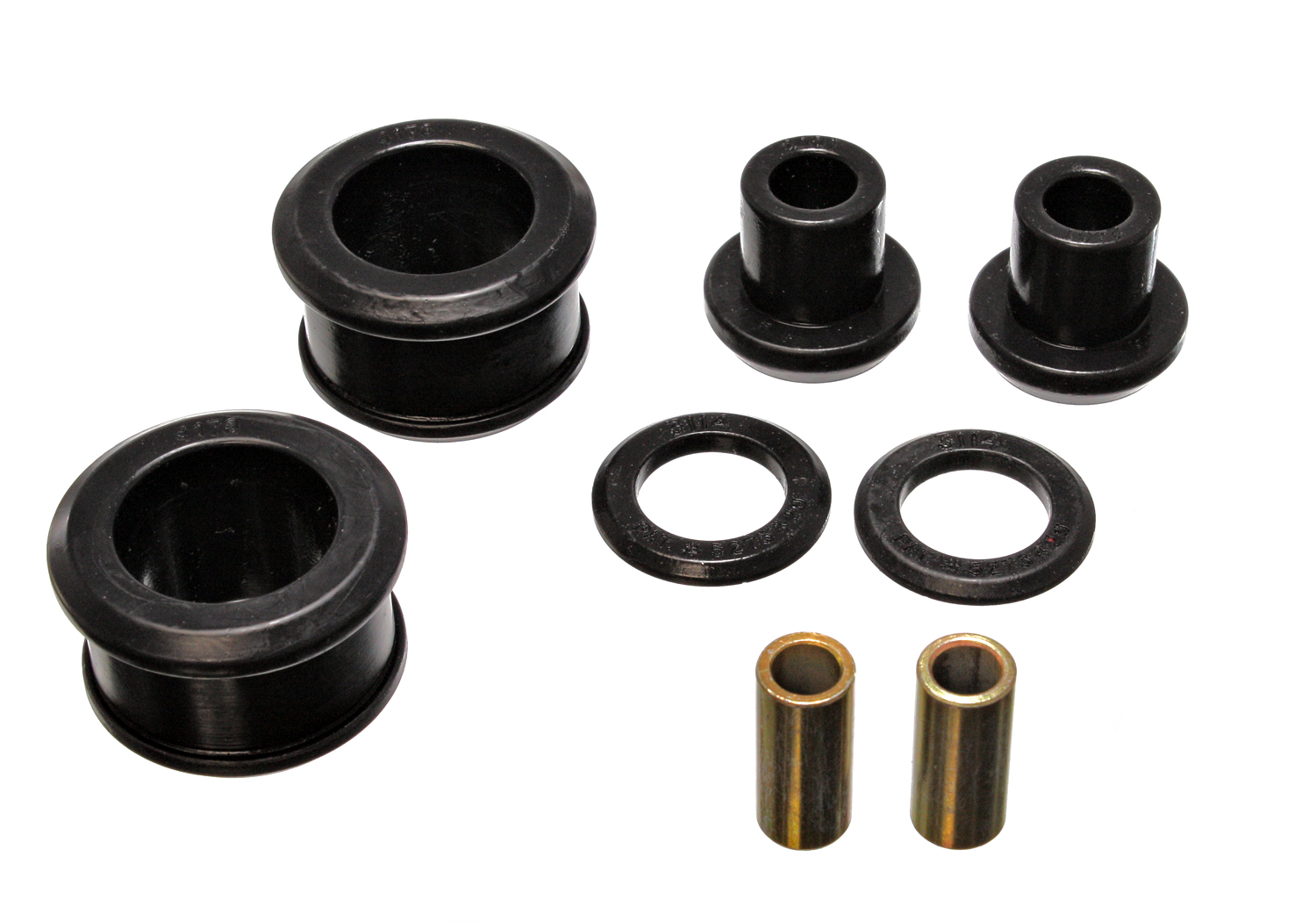 Energy Suspension 7.1108G - 90-96 Nissan 300ZX Black Rear Differential Carrier Bushing Set (Must reuse all met Energy Suspension 7.1108G - 90-96 Nissan 300ZX Black Rear Differential Carrier Bushing Set (Must reuse all met