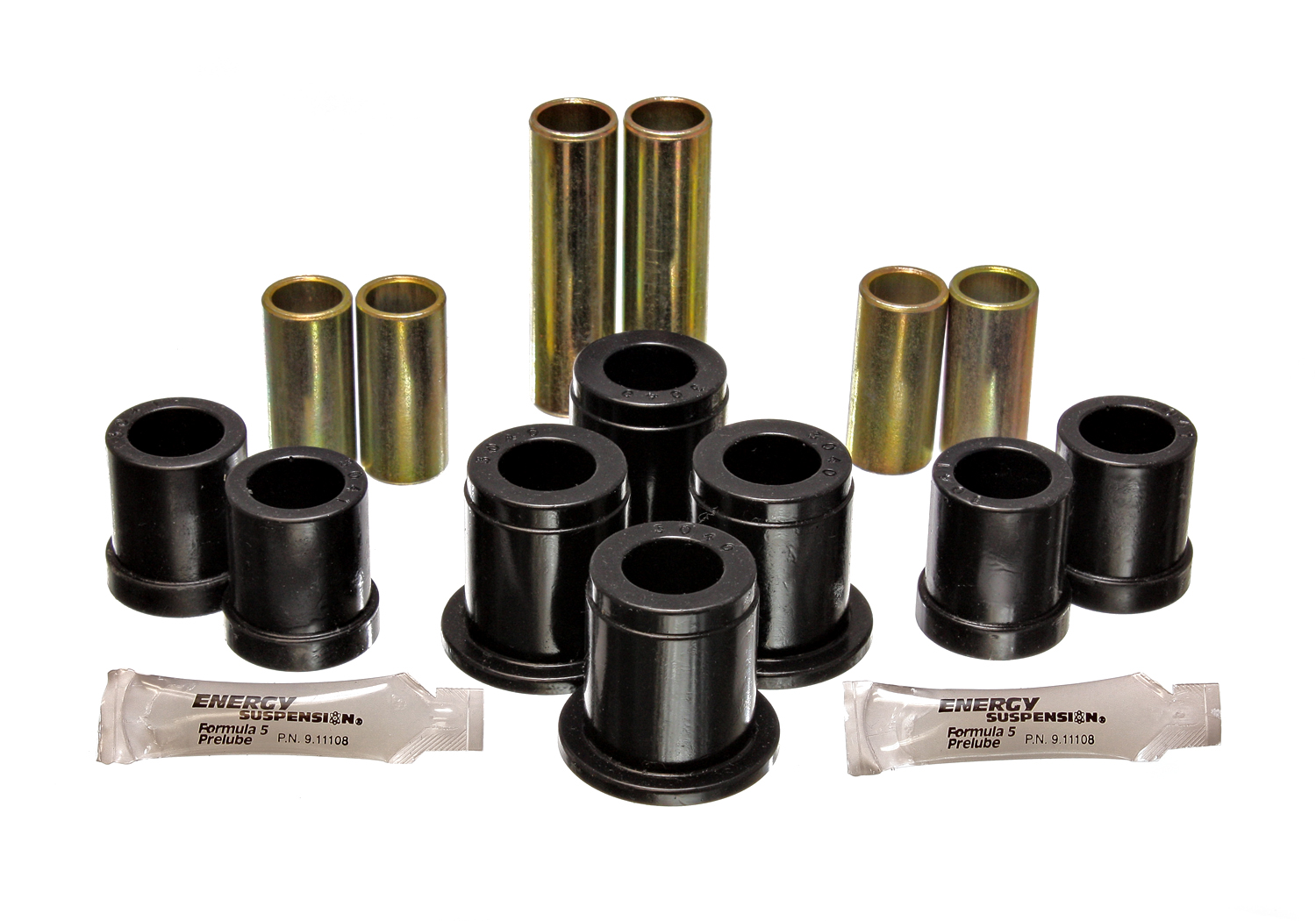 Energy Suspension 7.3101G - 1980-86 Nissan 720 Truck 2WD/4WD Black Front Control Arm Bushing Set