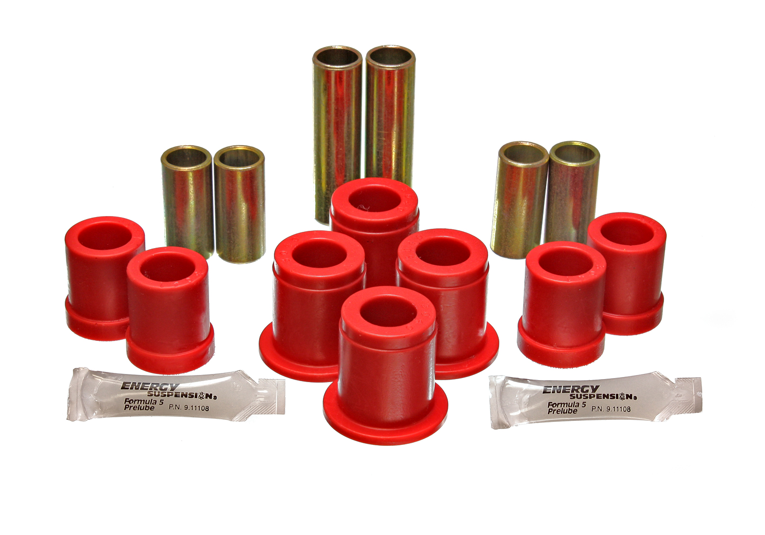 Energy Suspension 7.3101R - 1980-86 Nissan 720 Truck 2WD/4WD Red Front Control Arm Bushing Set