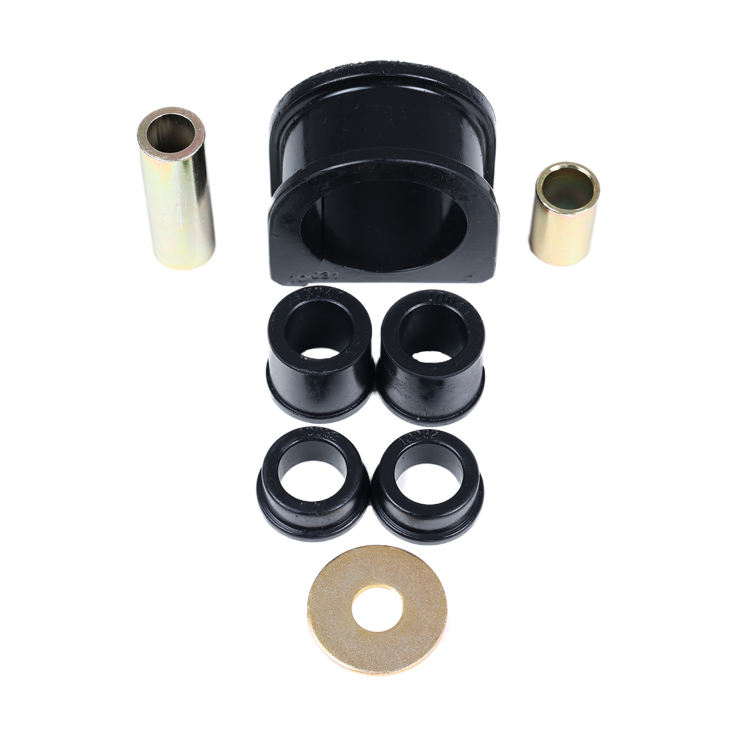 Energy Suspension 8.10103G - 95-04 Toyota Pickup 4WD / 96-02 4Runner Front Rack and Pinion Bushing Set - Black