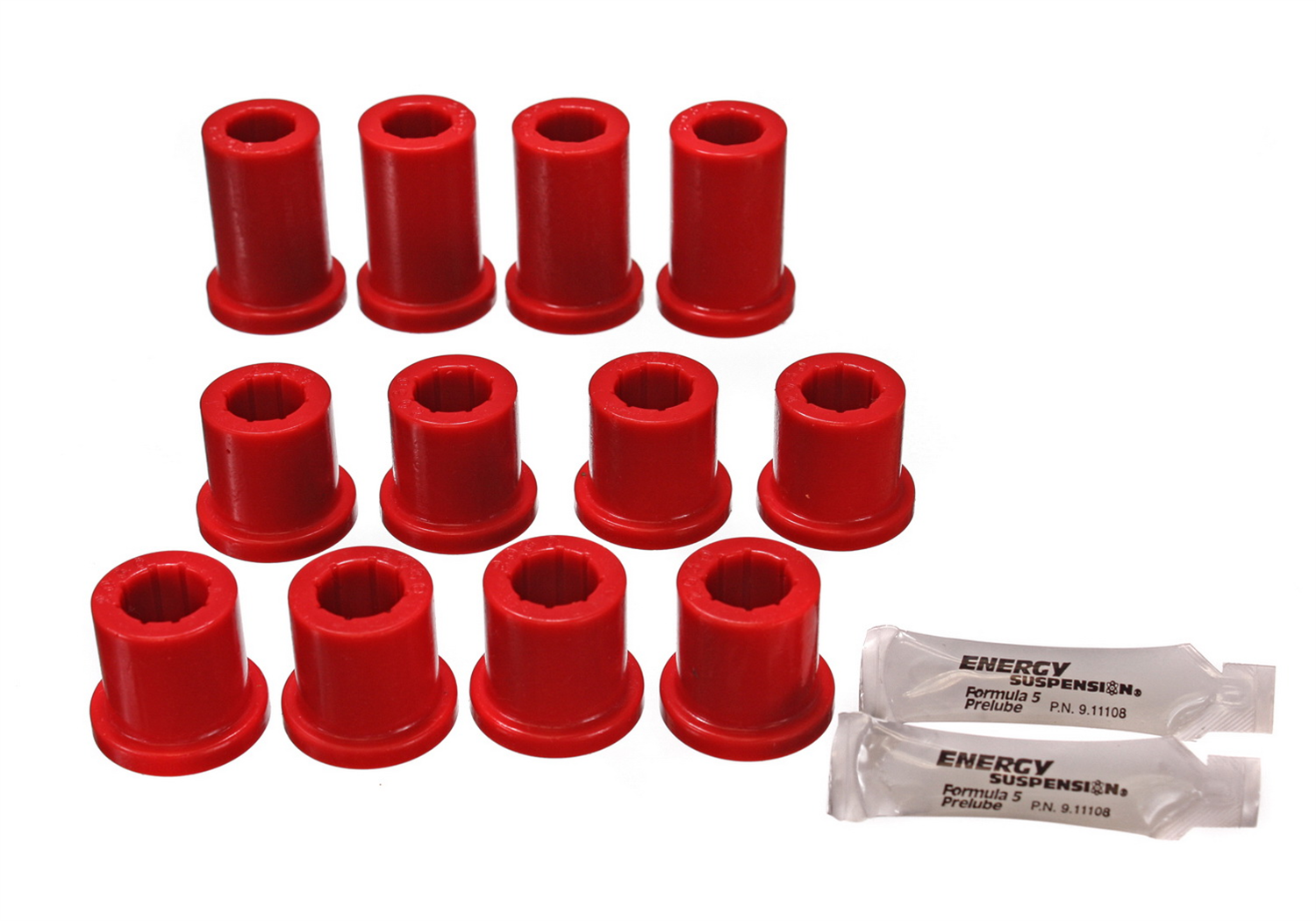 Energy Suspension 8.2102R - 84-85 Toyota 4Runner 2 & 4WD Red Front Leaf Spring Bushing Set Energy Suspension 8.2102R - 84-85 Toyota 4Runner 2 & 4WD Red Front Leaf Spring Bushing Set