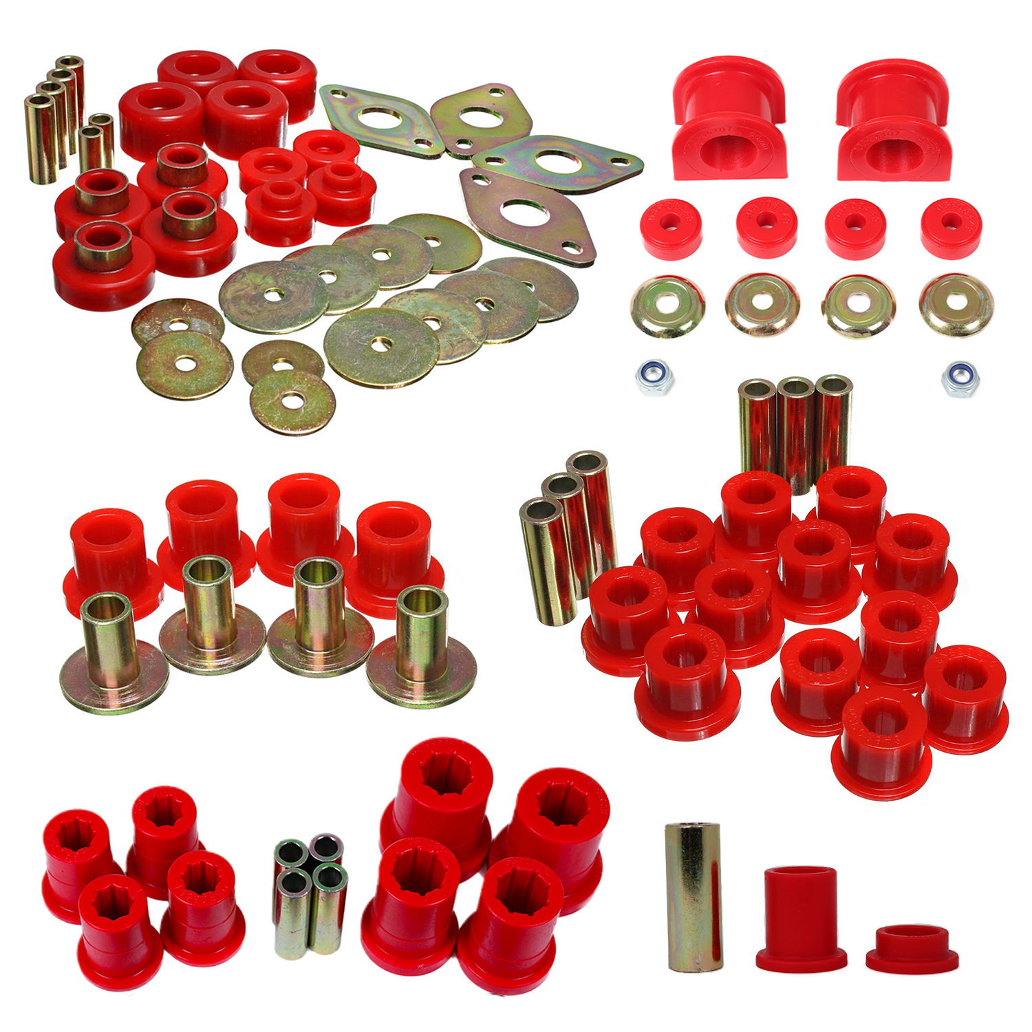 Energy Suspension 8.18118R - Hyper-Flex System; Red; Master Set; Energy Suspension 8.18118R - Hyper-Flex System; Red; Master Set;