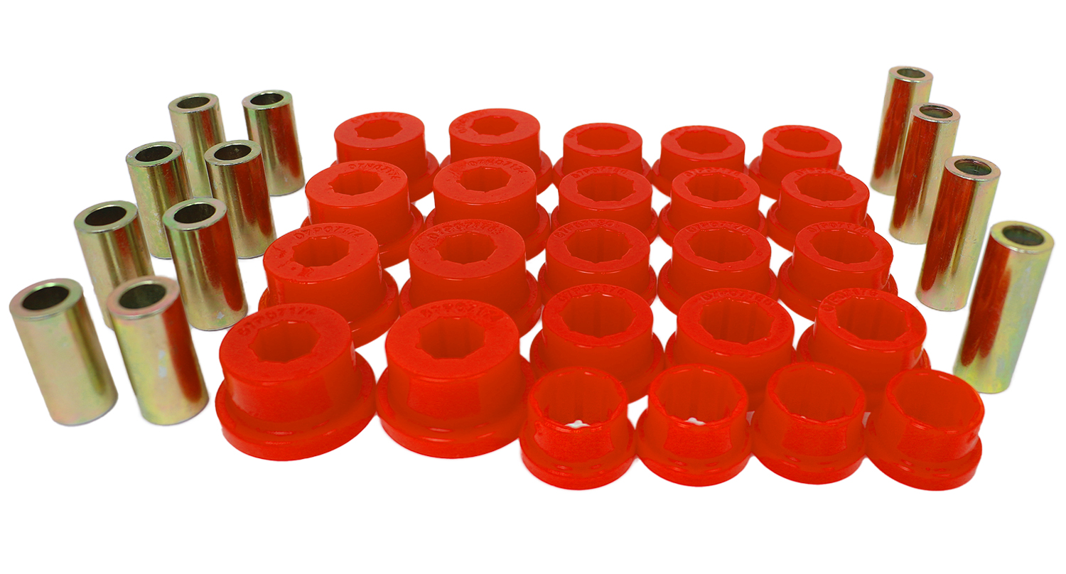 Energy Suspension 8.3144R - 07-11 Toyota Camry/Camry Hybrid Rear Control Arm Bushing Set - Red