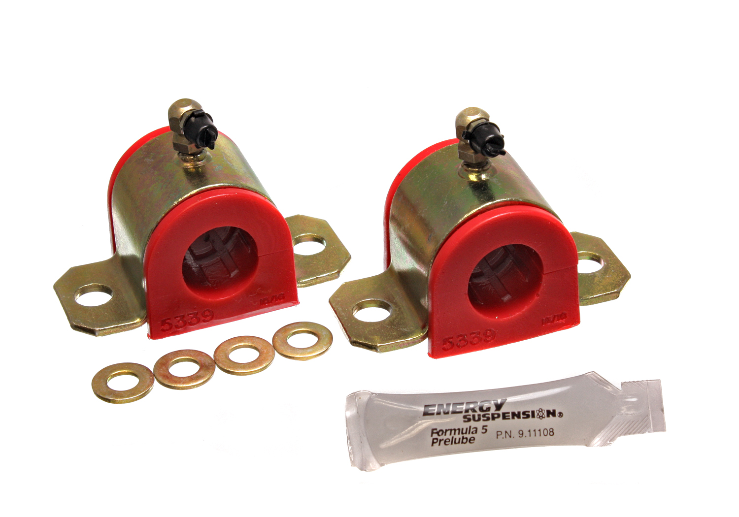 Energy Suspension 8.5128R - 03-06 Toyota Corolla/Matrix Red 24mm Front Sway Bar Bushing Set (Greaseable Frame Energy Suspension 8.5128R - 03-06 Toyota Corolla/Matrix Red 24mm Front Sway Bar Bushing Set (Greaseable Frame