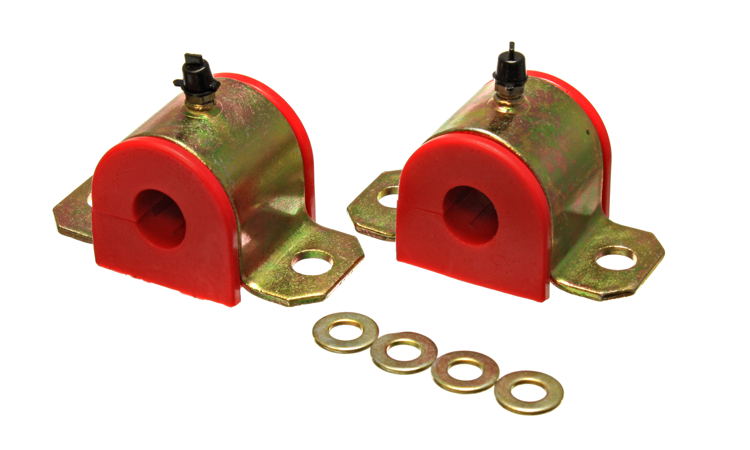 Energy Suspension 8.5125R - 00-05 Toyota Celica Red 17.5mm Rear Sway Bar Frame Bushings (Greaseable Frame Bush