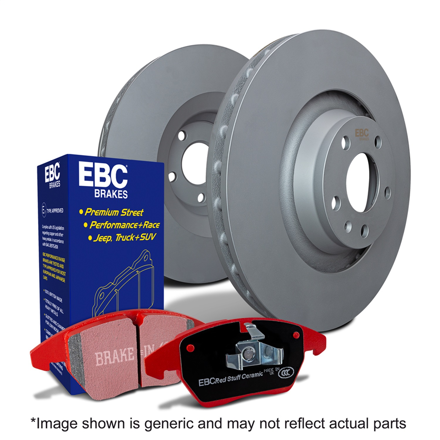 EBC S12KR1012 - S12 Brake Pad and Rotor Kit EBC S12KR1012 - S12 Brake Pad and Rotor Kit