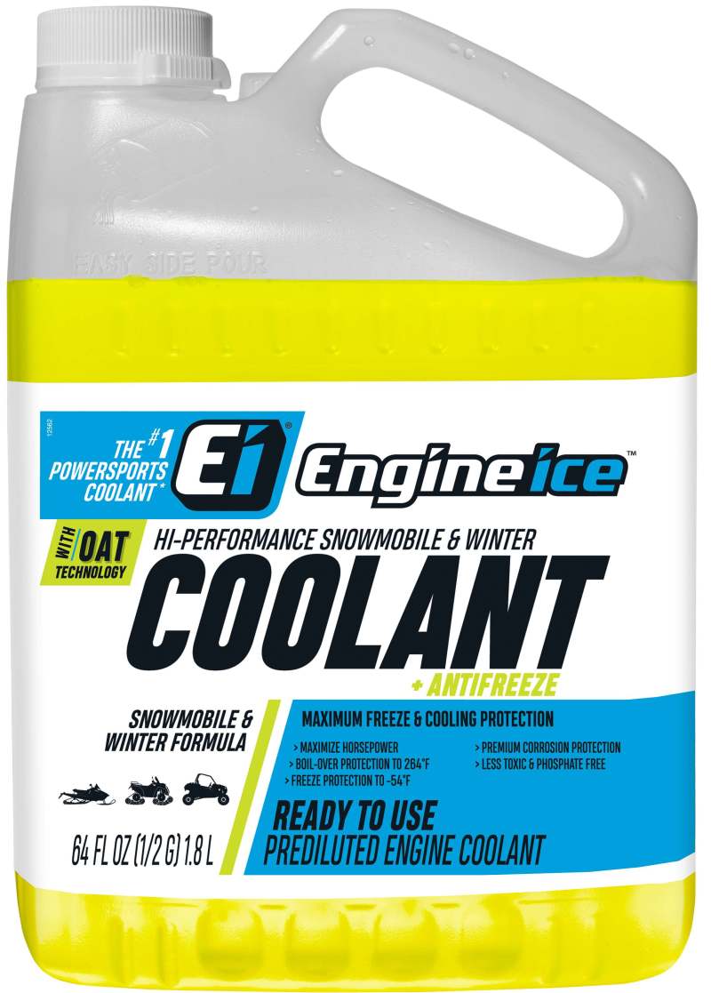 Engine Ice 12557 - Hi-Performance Snowmobile Winter Coolant + Antifreeze - 1/2 Gallon