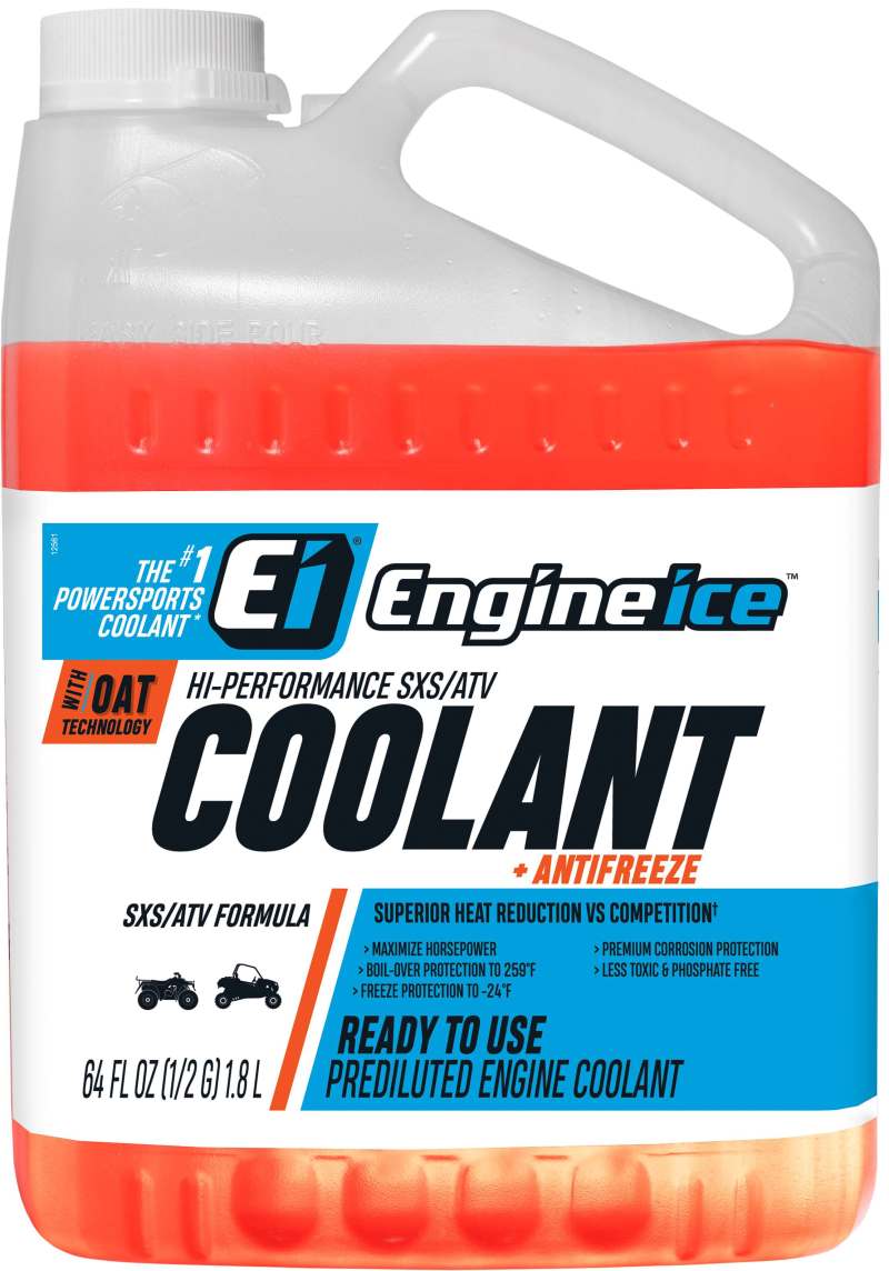 Engine Ice 12556 - Hi Performance SXS/ATV Coolant + Antifreeze - 1/2 Gallon