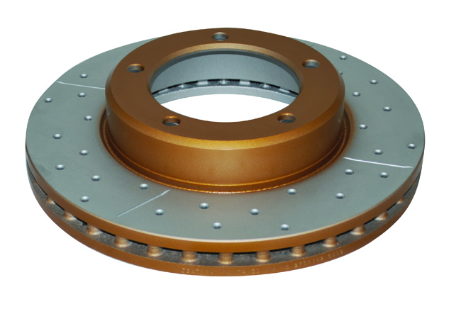 DBA DBA4788XS - 98-05 Lexus LX 470 / 98+ Toyota Landcruiser 100 Series Front Drilled & Slotted 4000 Series Rotor