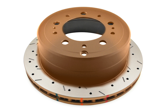 DBA DBA4789XS - 98-05 Lexus LX 470 / 98+ Toyota Landcruiser 100 Series Rear Drilled & Slotted 4000 Series Rotor