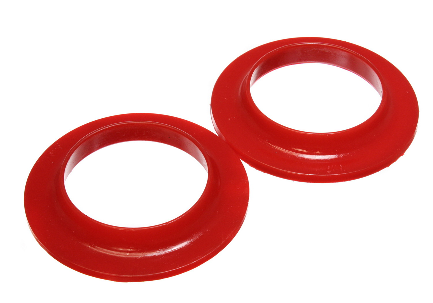 Energy Suspension 9.6108R - Universal 3-3/4in ID 5-13/16in OD 7/8in H Red Coil Spring Isolators (2 per set) Energy Suspension 9.6108R - Universal 3-3/4in ID 5-13/16in OD 7/8in H Red Coil Spring Isolators (2 per set)