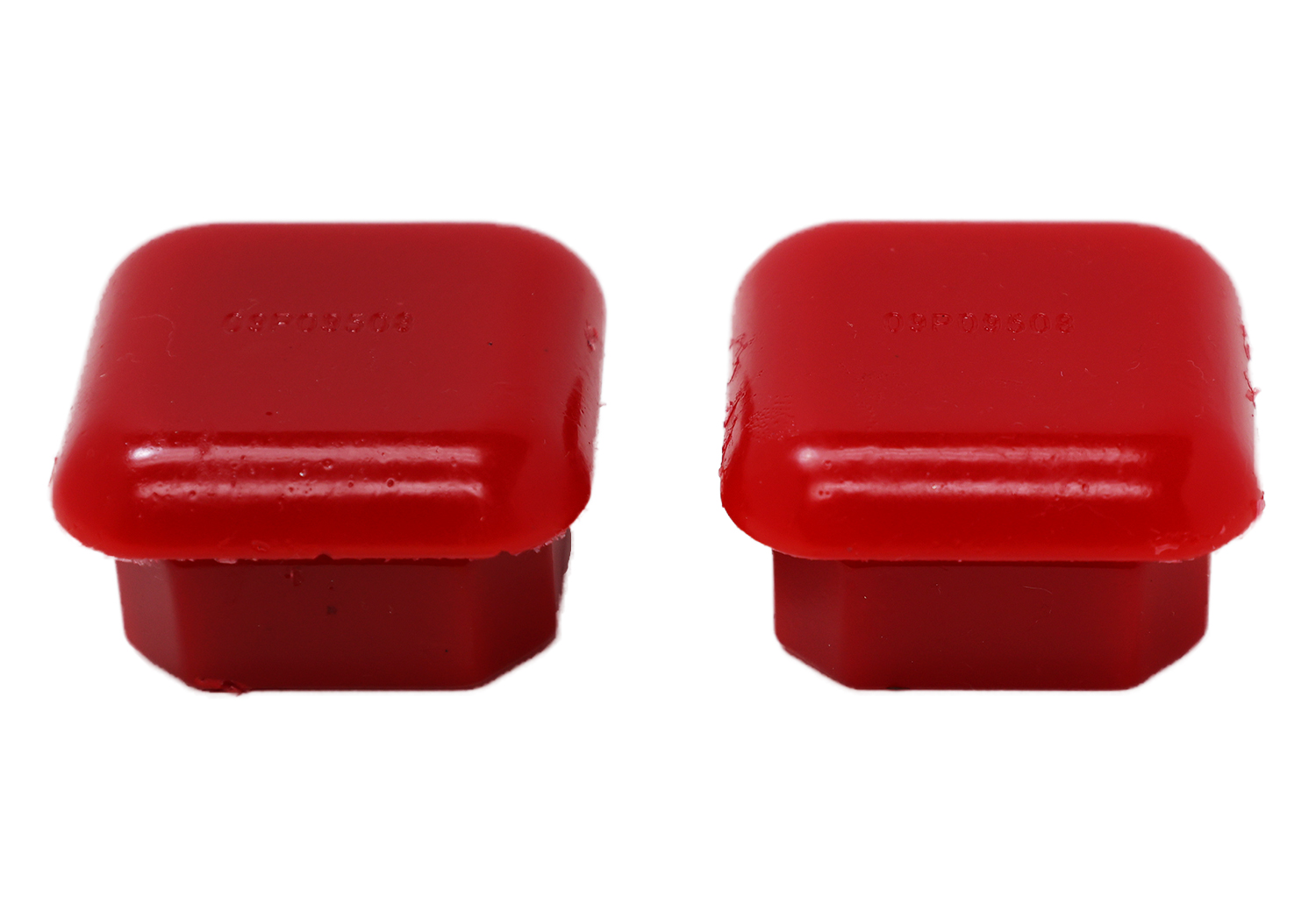 Energy Suspension 9.9551R - Universal End Cap Bushing Set 1.65 SQ - Red
