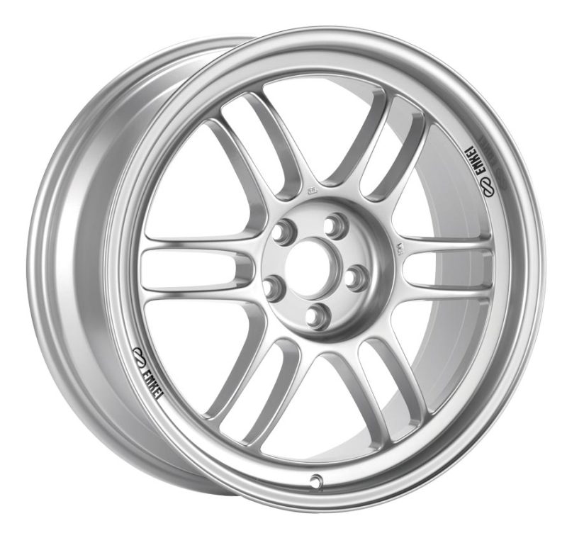 Enkei 3799956542SP - RPF1 19x9.5 5x114.3 42mm Offset 73mm Bore Silver Wheel RX8