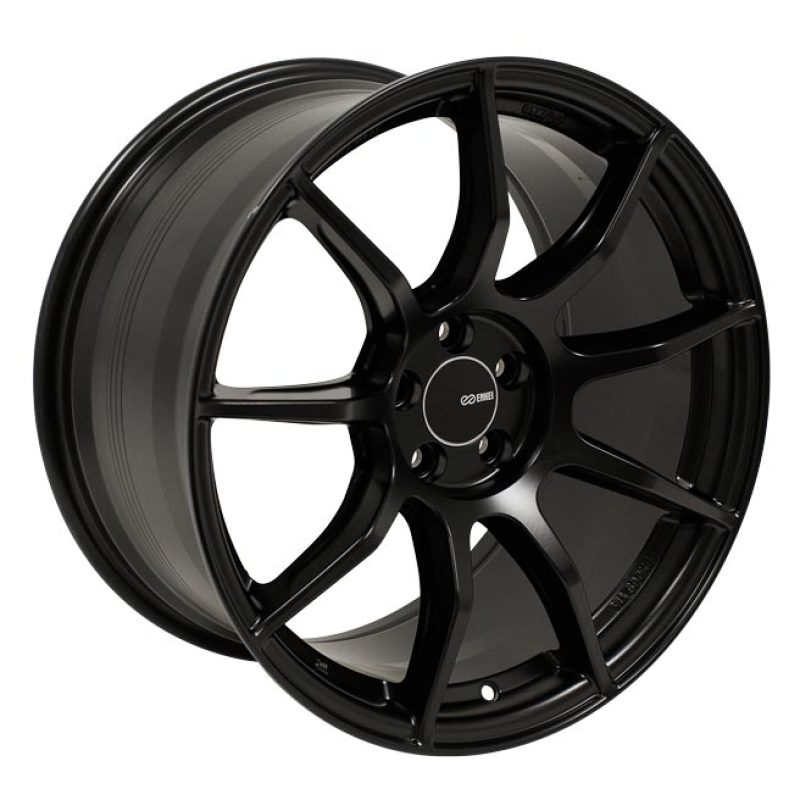 Enkei 492-895-8045BK - TS9 18x9.5 5x100 45mm Offset 72.6mm Bore Black