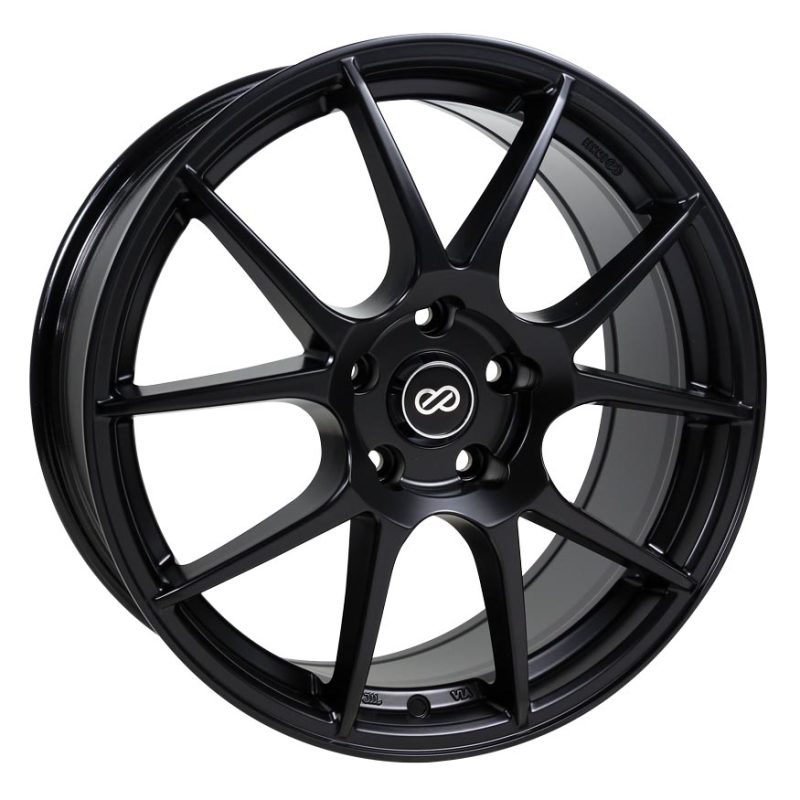 Enkei 494-565-4938BK - YS5 15in x 6.5in / 4 x 100mm Single Bolt Pattern / Offset +38mm / 72.6mm Bore - Black
