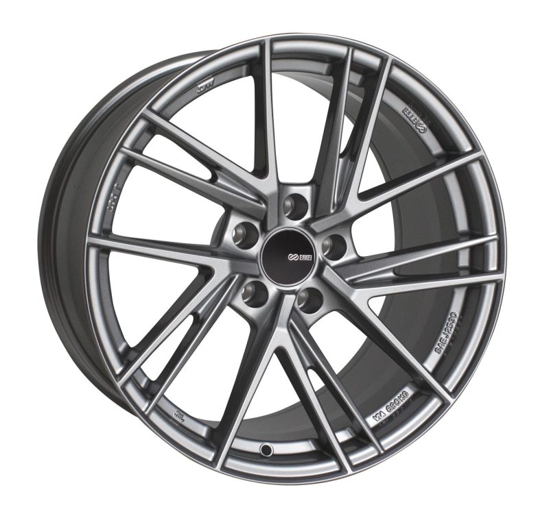 Enkei 508-885-6525GR - TD5 18x8.0 5x114.3 25mm Offset 72.6mm Bore Storm Gray Wheel