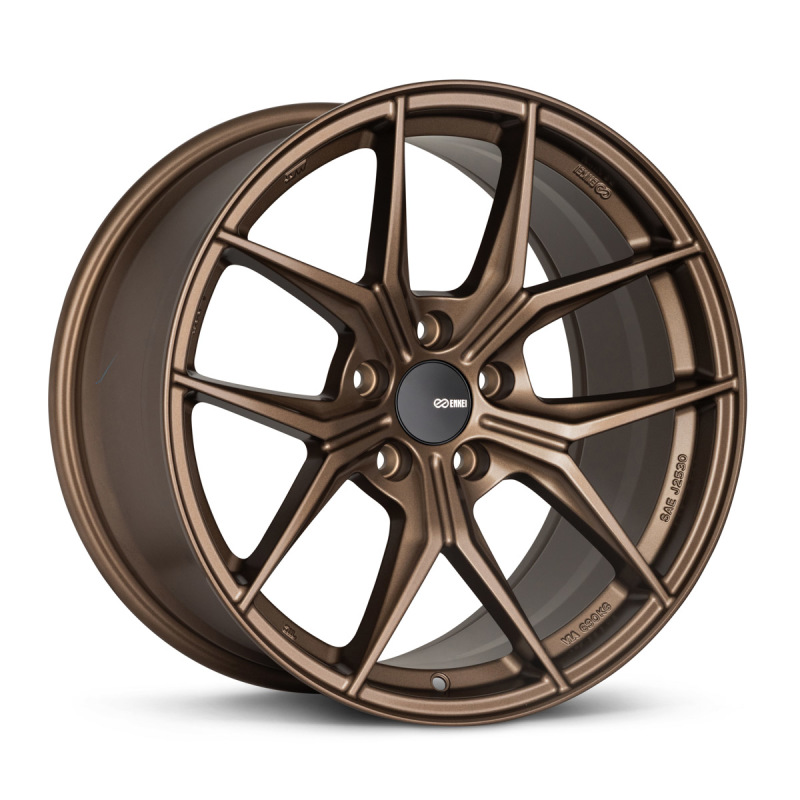 Enkei 529-285-6540ZP - TSR-X 20x8.5 40mm Offset 5x114.3 BK 72.6mm Bore Gloss Bronze