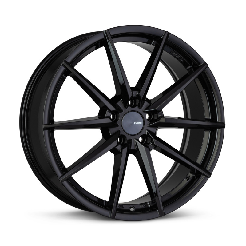Enkei 533-880-6545BK - Hornet 18x8 5x114.3 45mm Offset 72.6mm Bore Gloss Black Wheel