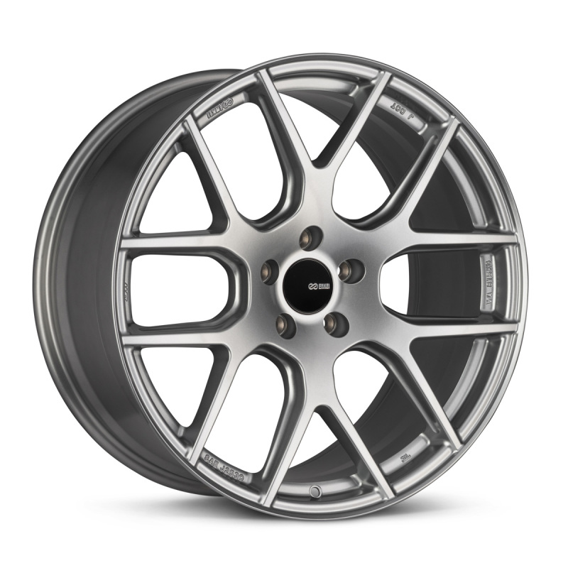 Enkei 531-880-4445GR - XM-6 18x8 5x112 45mm Offset 72.6mm Bore Storm Gray Wheel