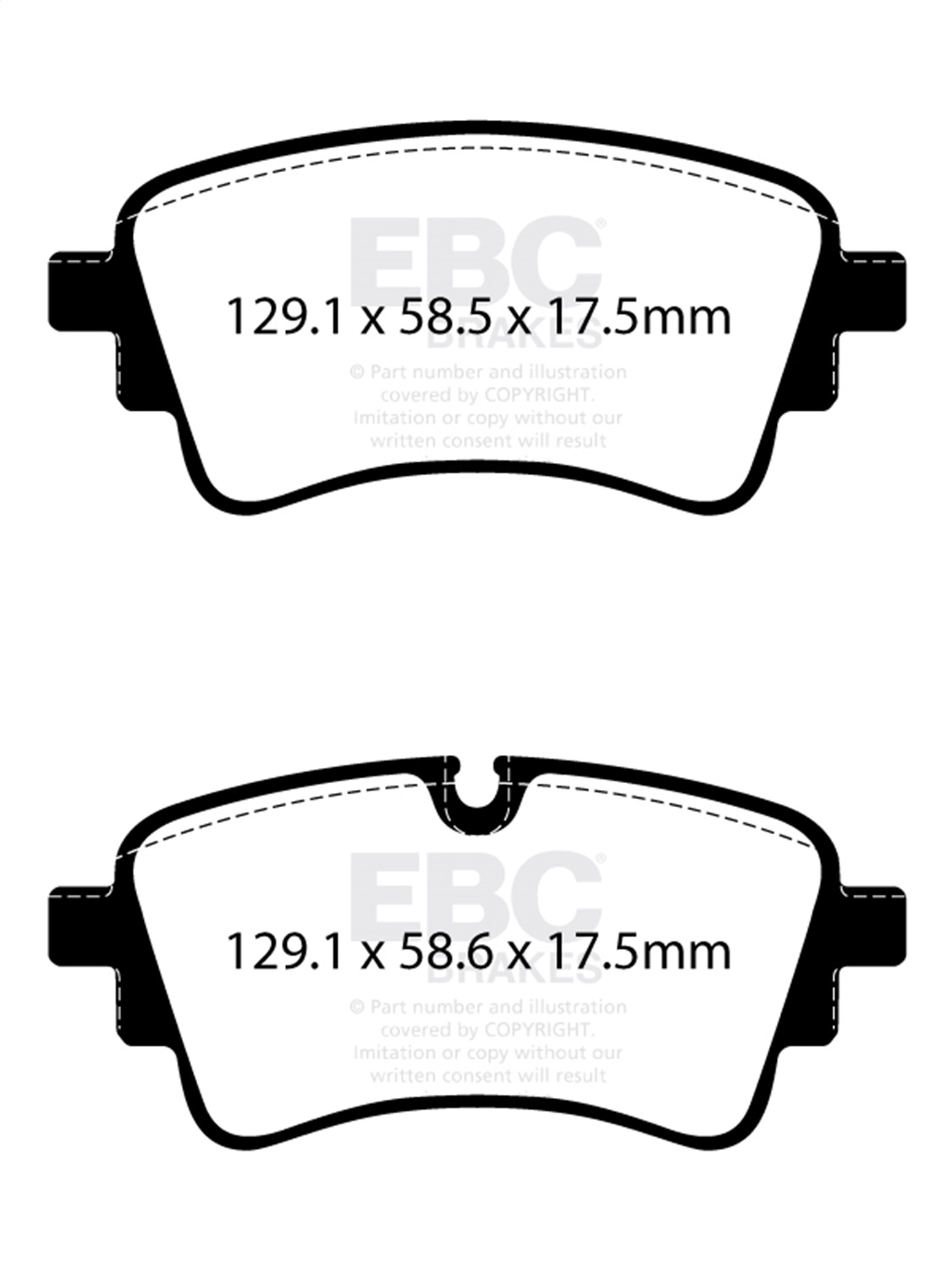 EBC S13KR1790 - S13 Brake Pad and Rotor Kit