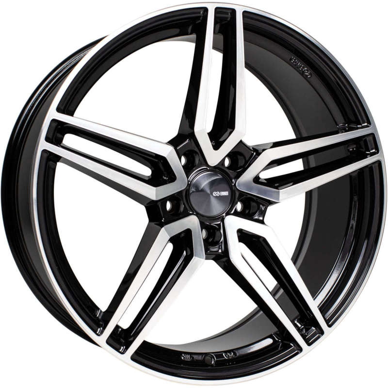 Enkei 532-880-6540BKM - Victory 18x8 5x114.3 40mm Offset 72.6mm Bore Black Machined Wheel