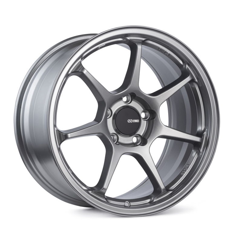 Enkei 535-880-8045GR - TS-7 18x8 5x100 45mm Offset 72.6mm Bore Storm Gray Wheel